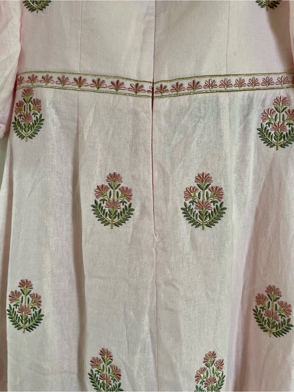 ROSEWATER HOUSE MITRA MAXI DRESS in PINK & PINK - Picture 11 of 12